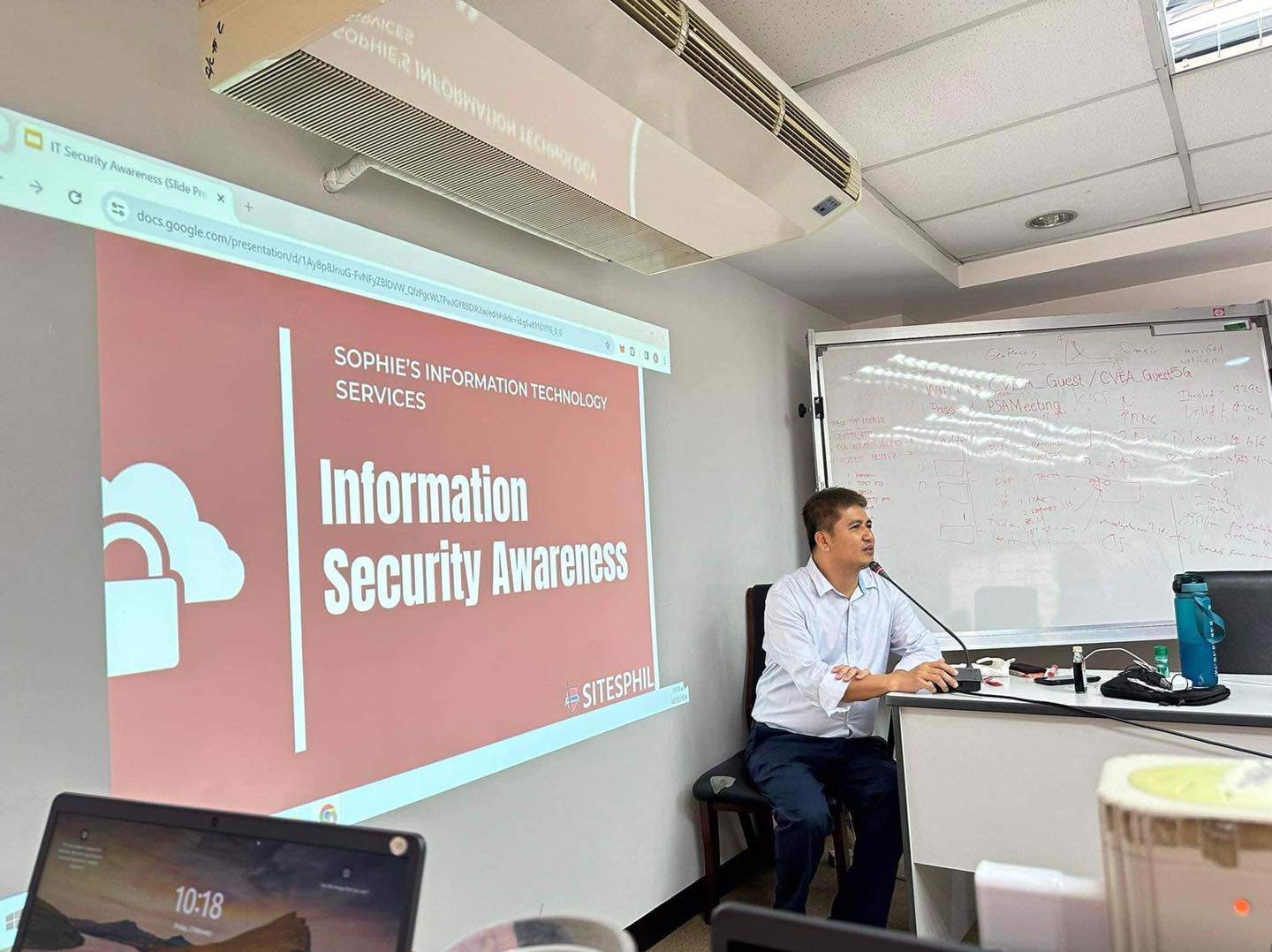 SitesPhil information security awareness training presentation