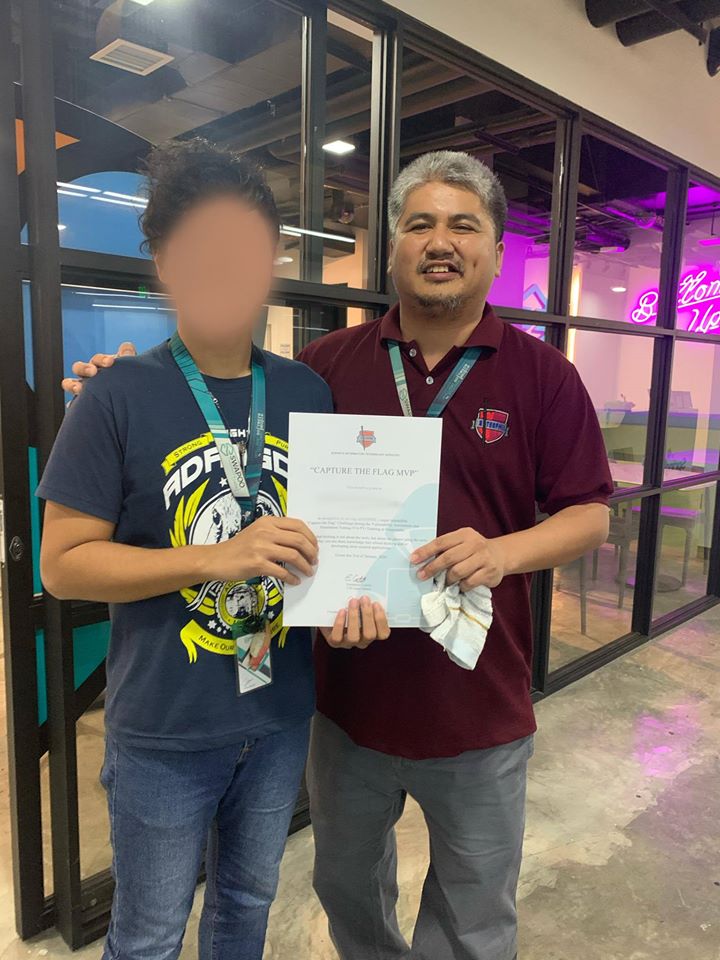 SitesPhil Capture the Flag certificate handover